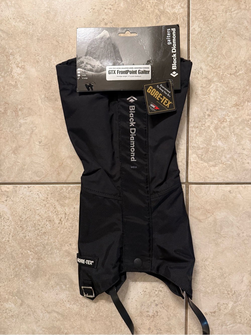 Black Diamond KGTX FrontPoint Gaiters - Black Size XL